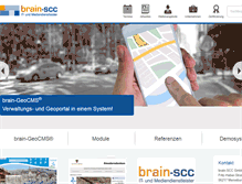 Tablet Screenshot of brain-scc.de